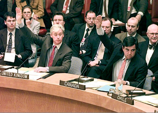 U.N. delegates vote unanimously in favor of a resolution condemning the U.S. for tourist-attraction-related atrocities.